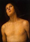 Pietro Perugino Bust of St Sebastian France oil painting artist